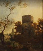 Adam Pijnacker Landscape near Tivoli oil painting artist